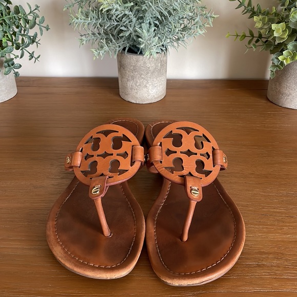 Tory Burch Shoes - Tory Burch Miller Sandals - Vintage Vachetta